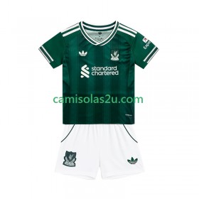 Camisolas de futebol Liverpool Criança Equipamento 3ª 2025/26 Manga Curta